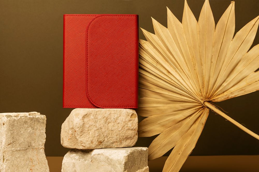 Ежедневник Clappy Mini, недатированный, красный / Миниатюра WWW (1000)