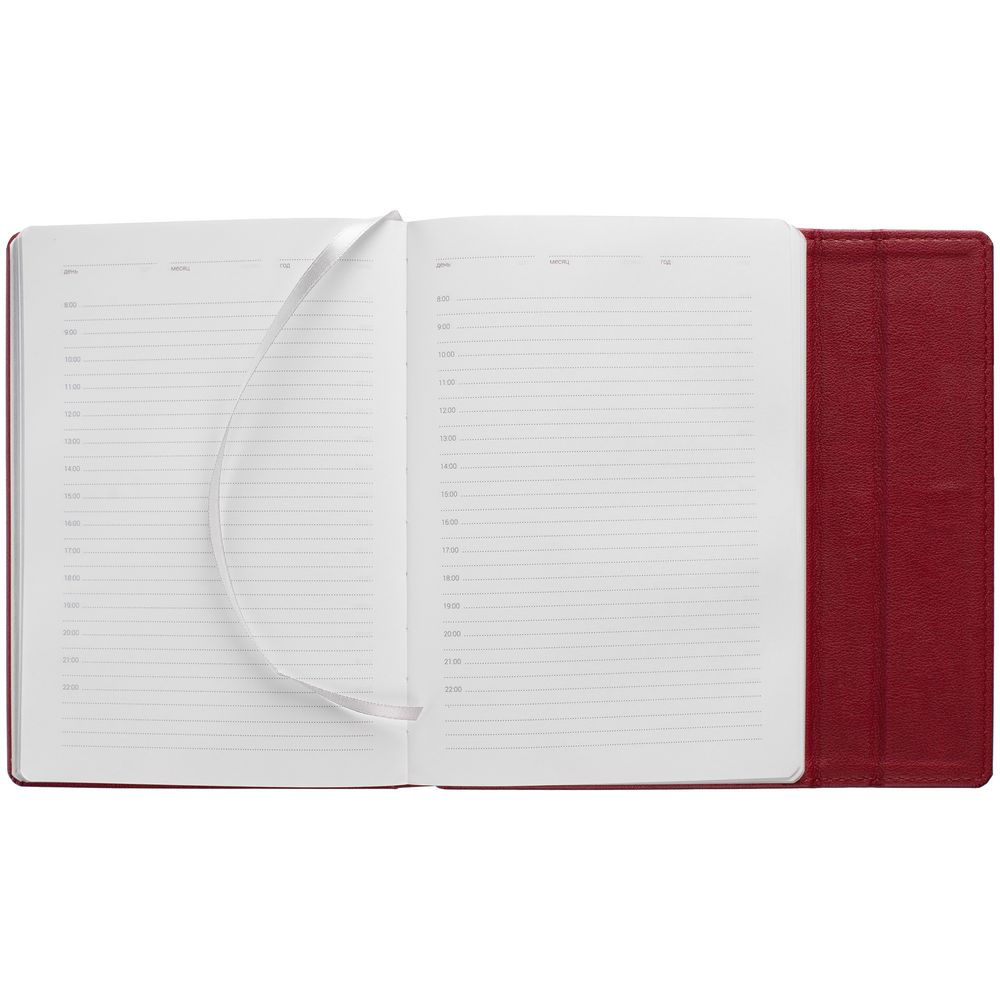 Ежедневник Flap, недатированный, красный / Миниатюра WWW (1000)