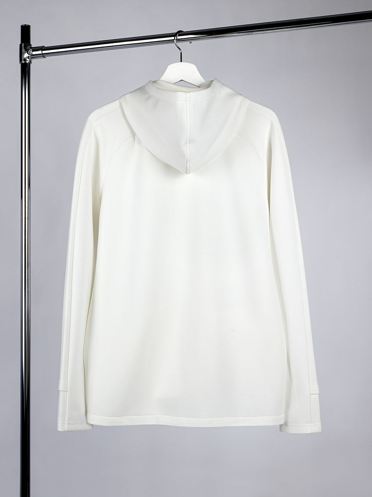 Куртка с капюшоном унисекс Begi, молочно-белая / Миниатюра WWW (1000)