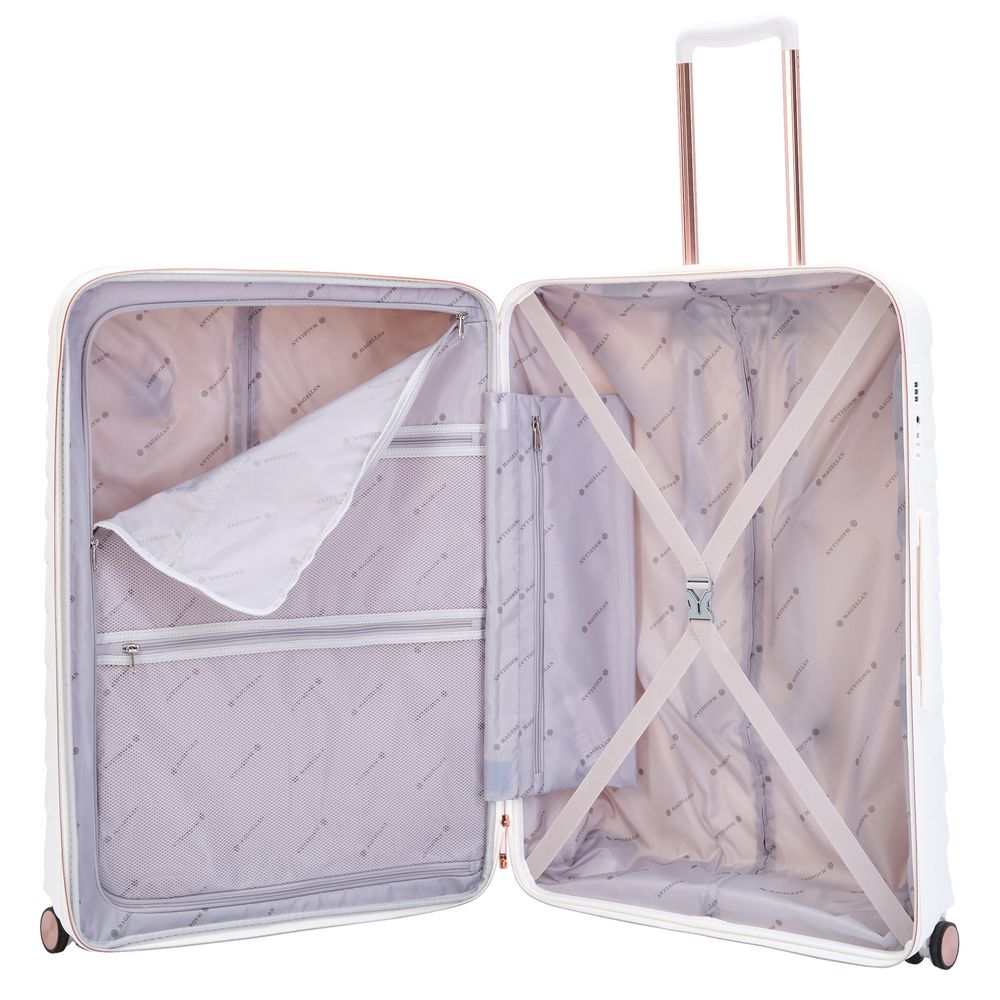 Чемодан Victoria L, белый / Миниатюра WWW (1000)