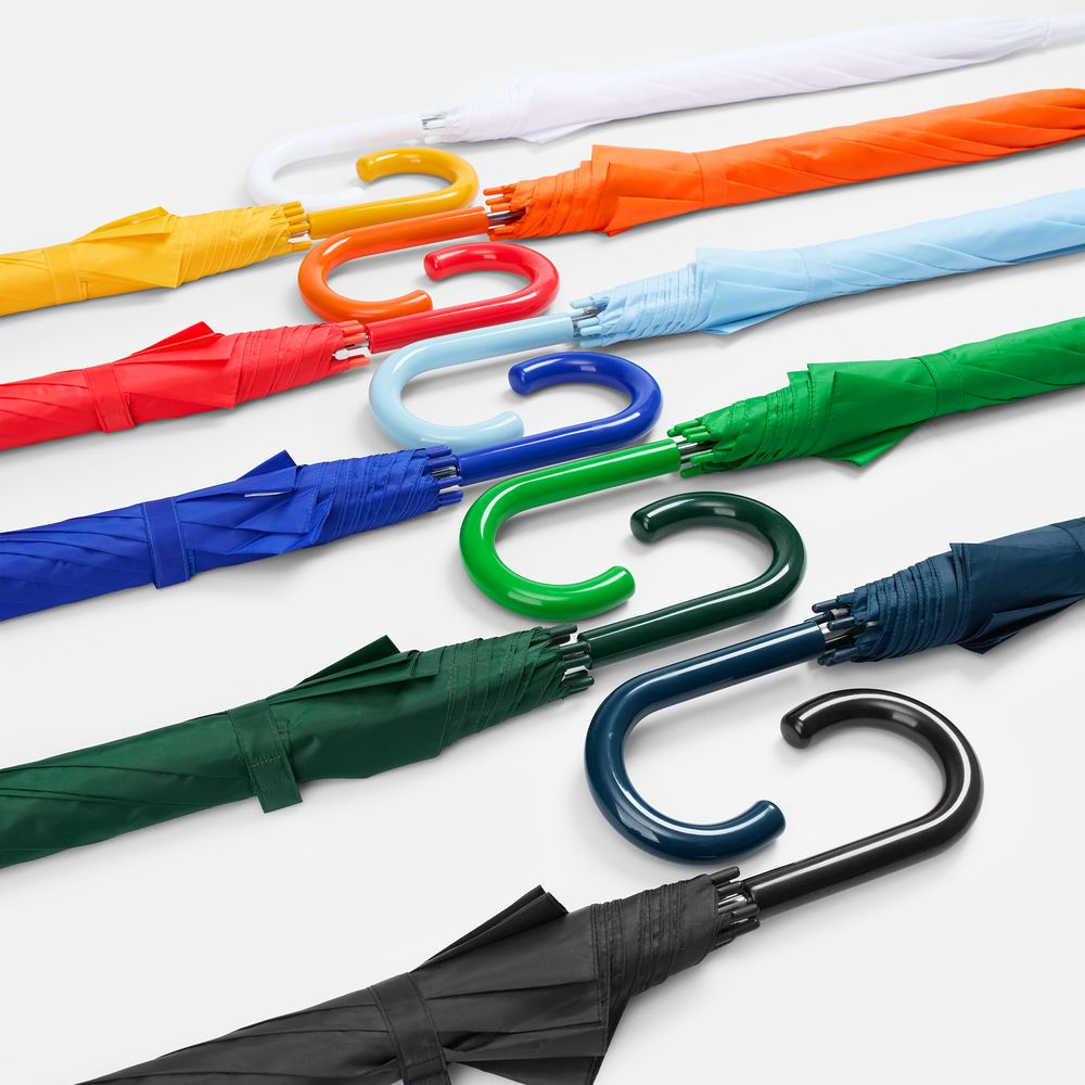 Зонт-трость Promo, синий / Миниатюра WWW (1000)