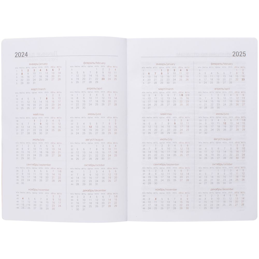 Ежедневник Flex Shall, датированный, красный / Миниатюра WWW (1000)