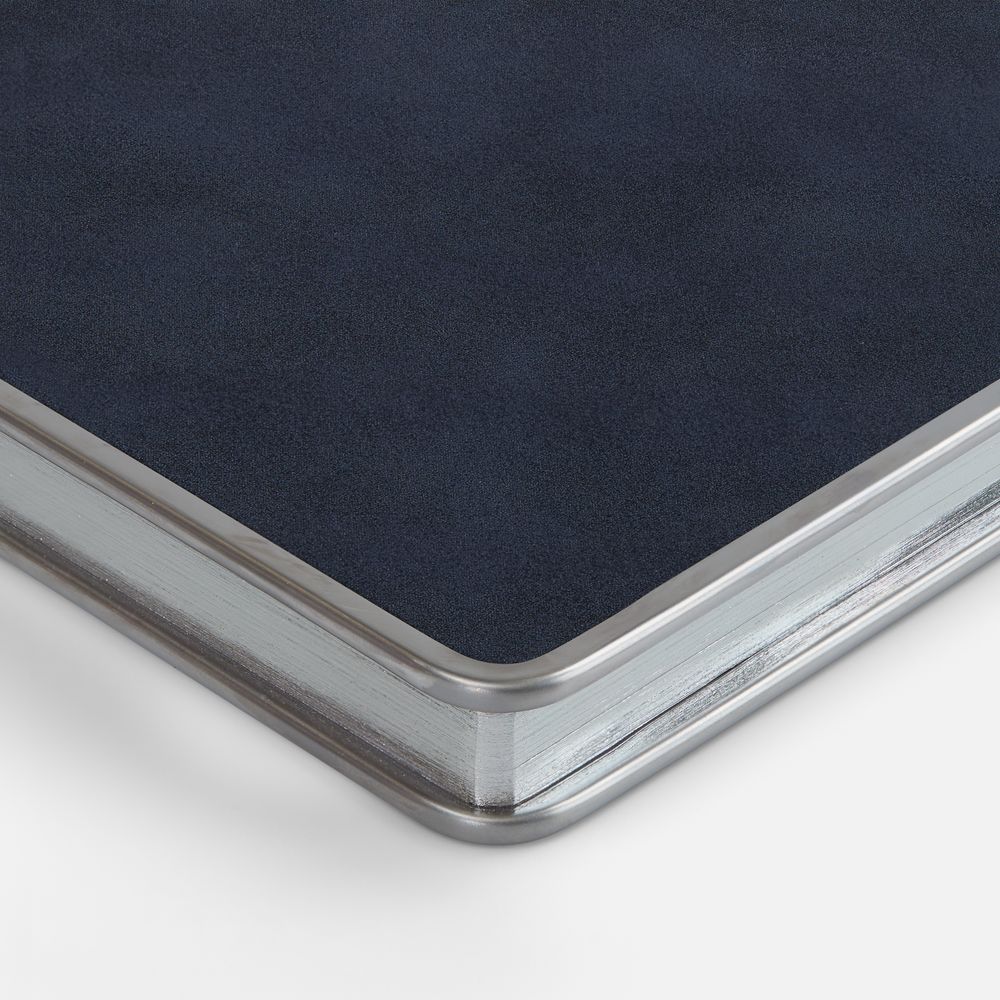 Ежедневник Metal Frame на заказ, датированный, синий / Миниатюра WWW (1000)