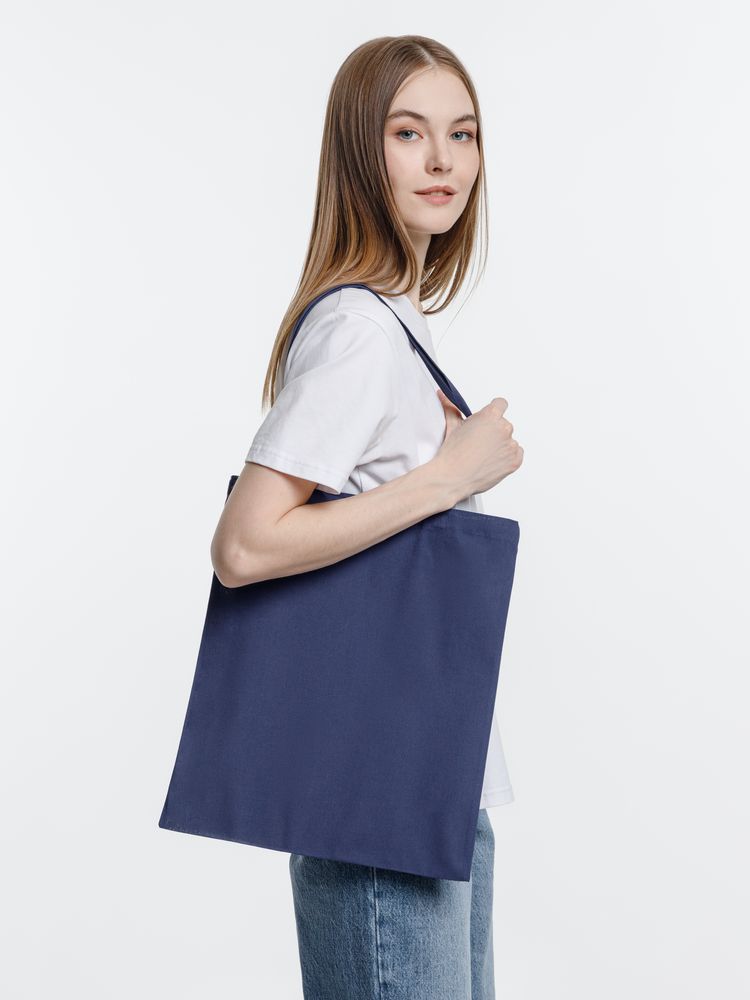 Холщовая сумка Neat 140, синяя / Миниатюра WWW (1000)