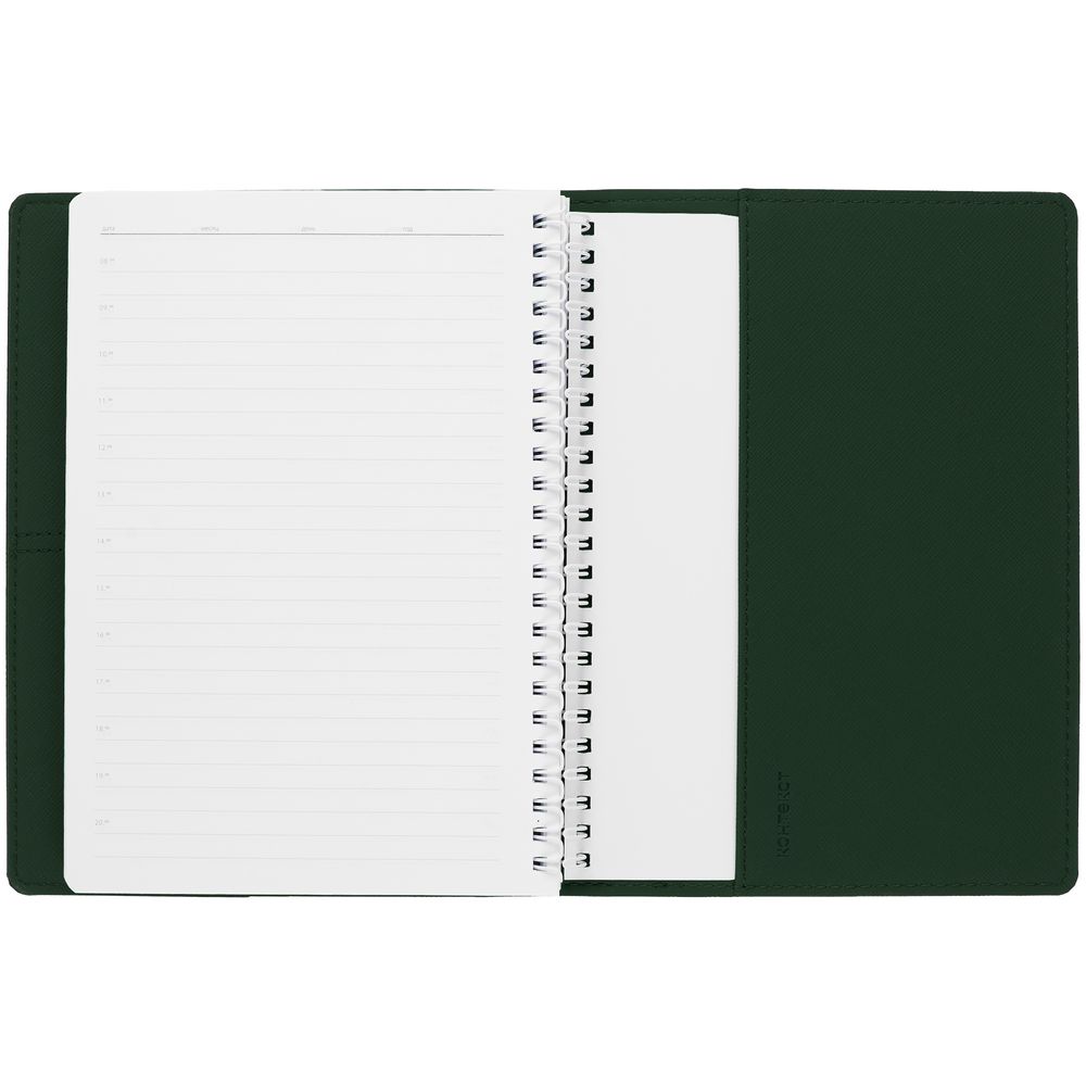 Ежедневник Spring Touch, недатированный, зеленый / Миниатюра WWW (1000)