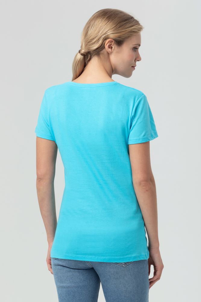 Футболка женская Miss 150, бирюзовая / Миниатюра WWW (1000)