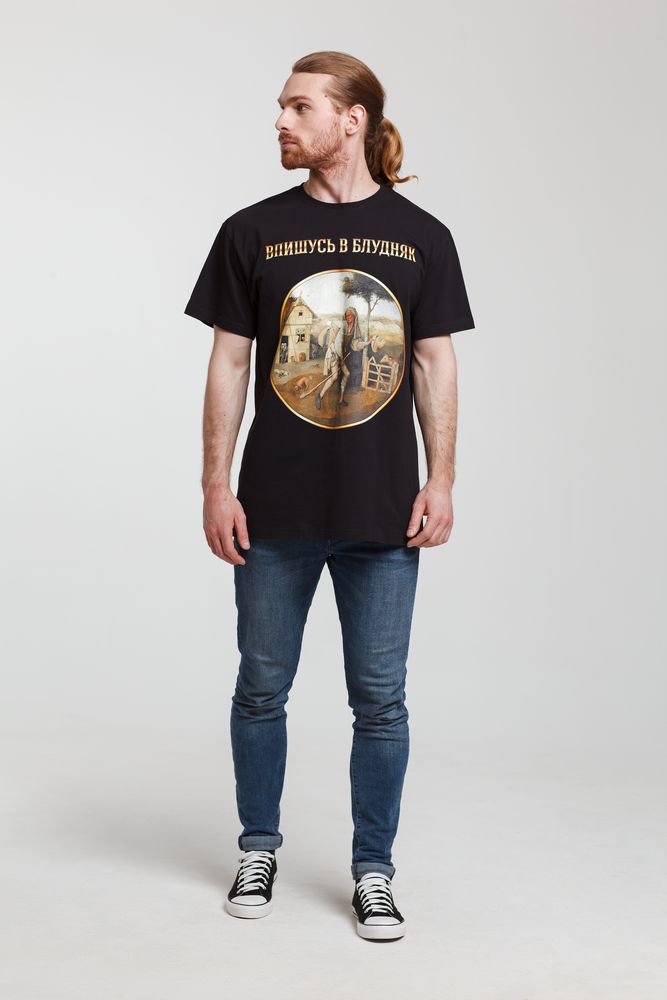 Футболка «Слава Босху!», черная / Миниатюра WWW (1000)