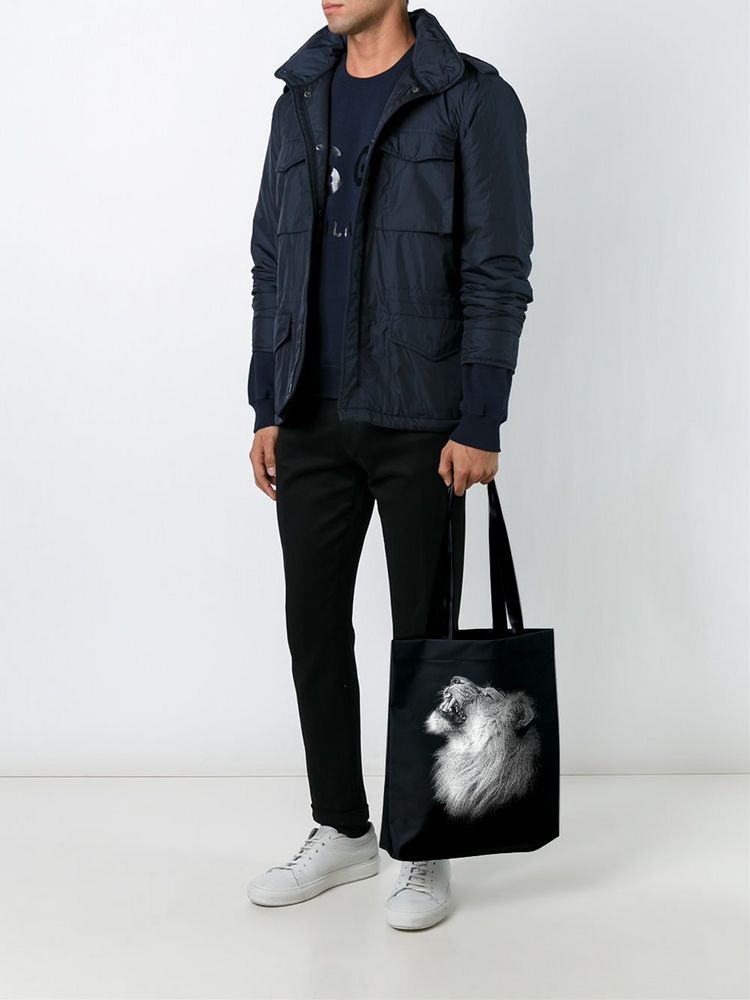 Холщовая сумка Like a Lion, черная / Миниатюра WWW (1000)