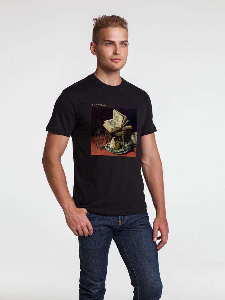Футболка «Подтекст», черная / Миниатюра WWW (1000)