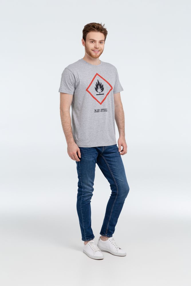 Футболка «Жар-птица», серый меланж / Миниатюра WWW (1000)