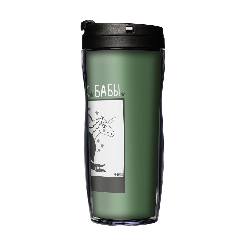 Термостакан «Королева», с черной крышкой / Миниатюра WWW (1000)