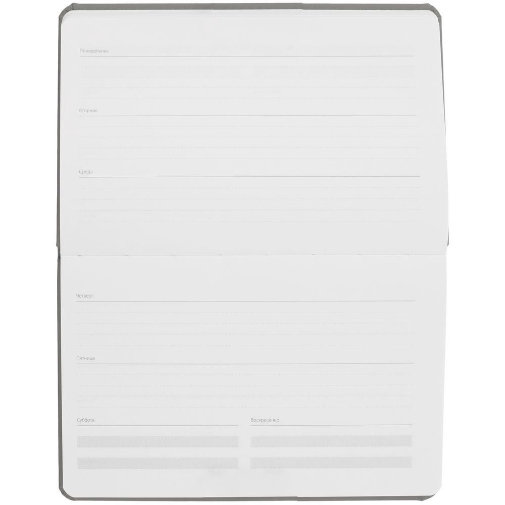 Еженедельник Urban, недатированный, серый / Миниатюра WWW (1000)