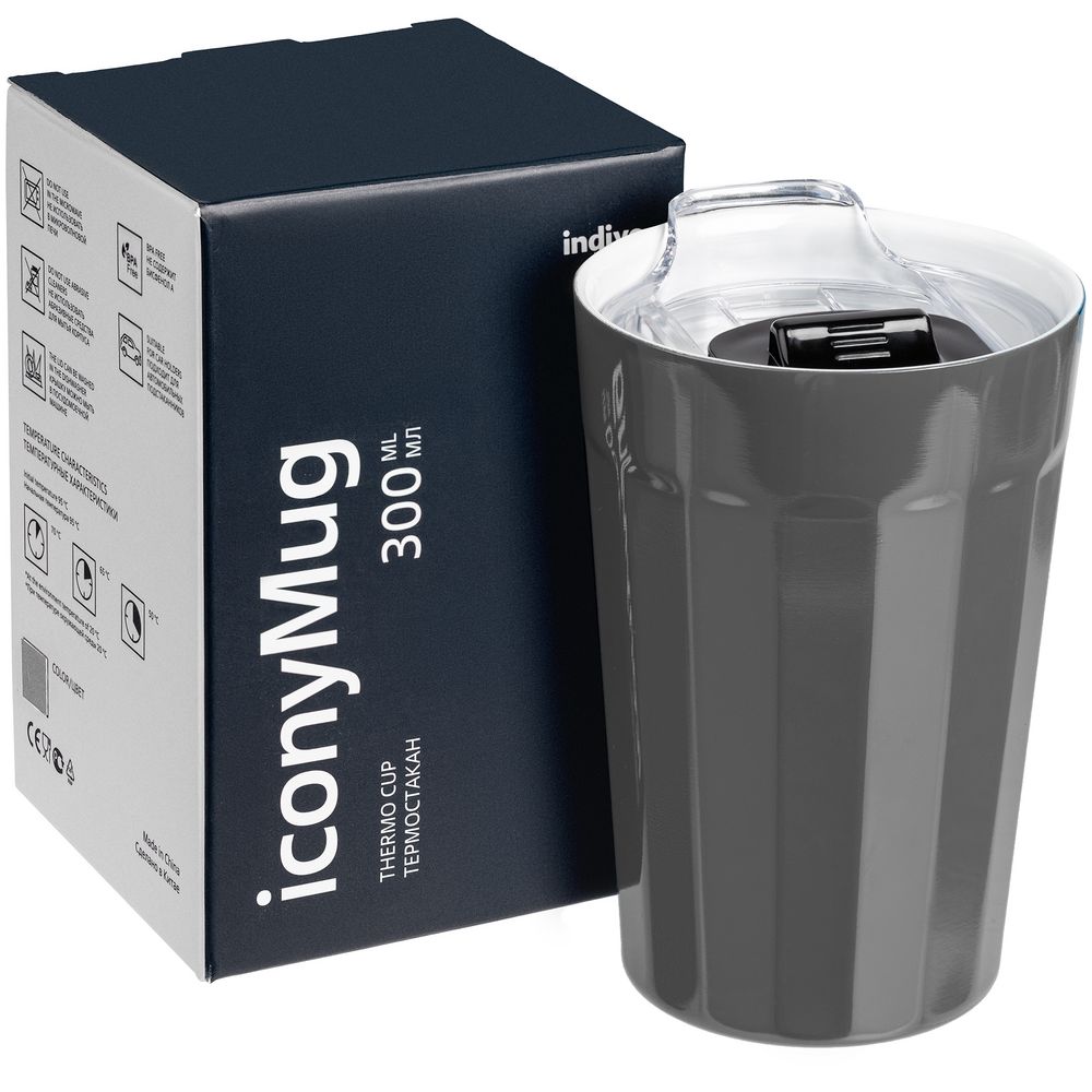 Термостакан iconyMug, серый / Миниатюра WWW (1000)