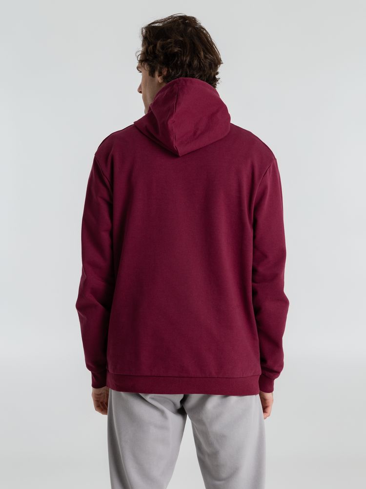 Толстовка с капюшоном унисекс Hoodie, бордовая / Миниатюра WWW (1000)