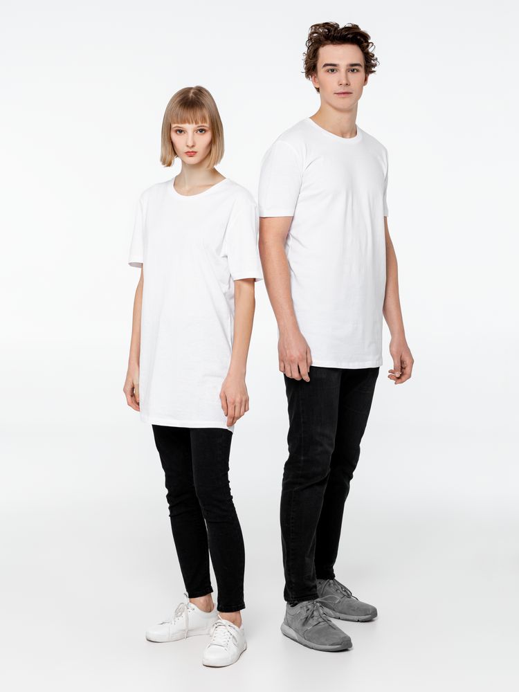 Футболка удлиненная Magnum, белая / Миниатюра WWW (1000)