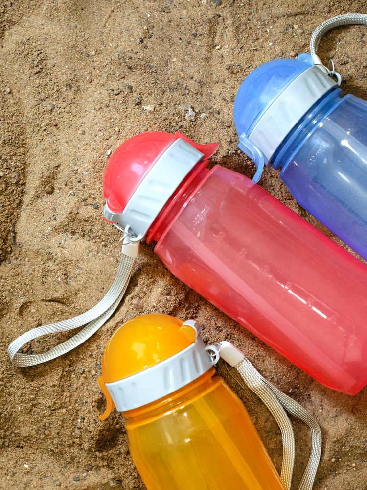 Бутылка для воды Aquarius, оранжевая / Миниатюра WWW (1000)