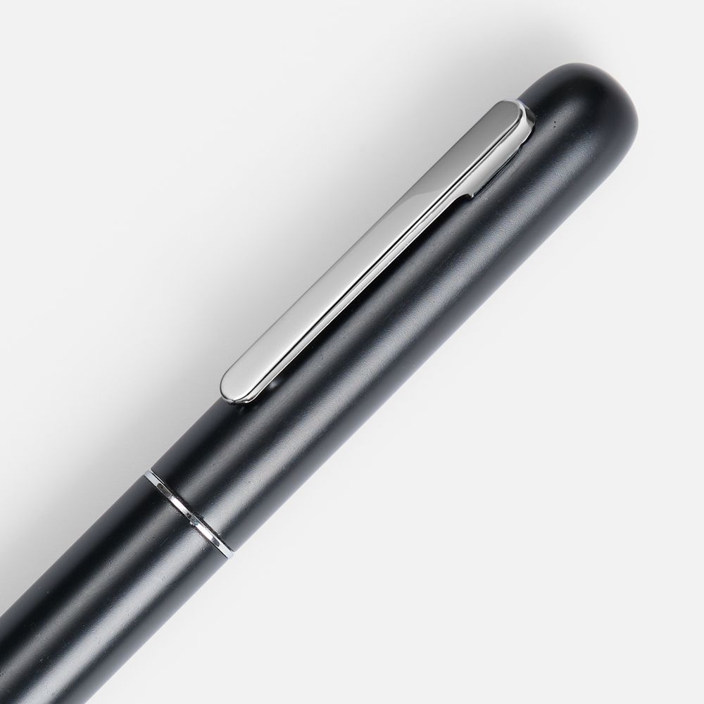 Ручка шариковая Scribo, матовая черная / Миниатюра WWW (1000)