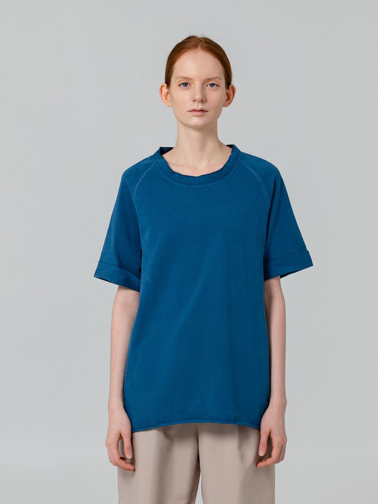 Футболка унисекс Vozduh 1.0, синяя / Миниатюра WWW (1000)