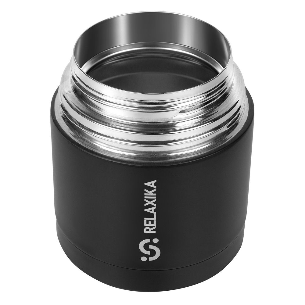 Термос для еды Relaxika 500, черный / Миниатюра WWW (1000)