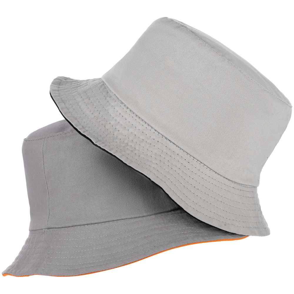 Панама Summer двусторонняя, красная с серым / Миниатюра WWW (1000)