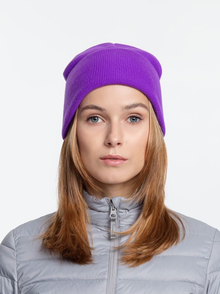 Шапка Urban Flow, ярко-фиолетовая / Миниатюра WWW (1000)