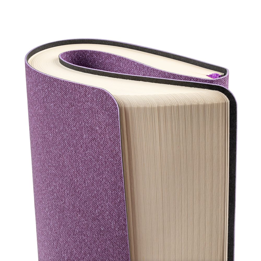 Ежедневник Folks, недатированный, фиолетовый / Миниатюра WWW (1000)