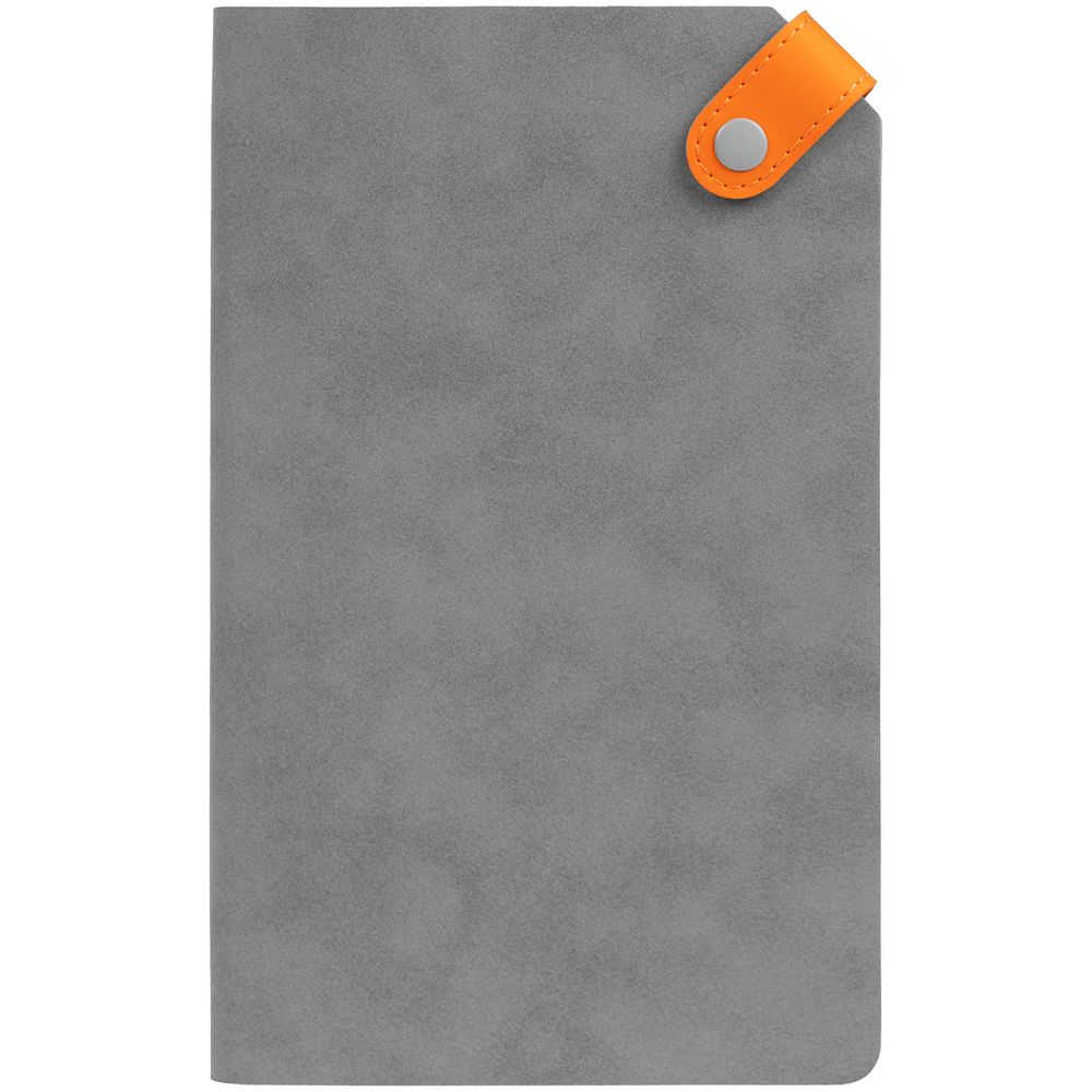 Ежедневник Corner, недатированный, серый с оранжевым / Миниатюра WWW (1000)