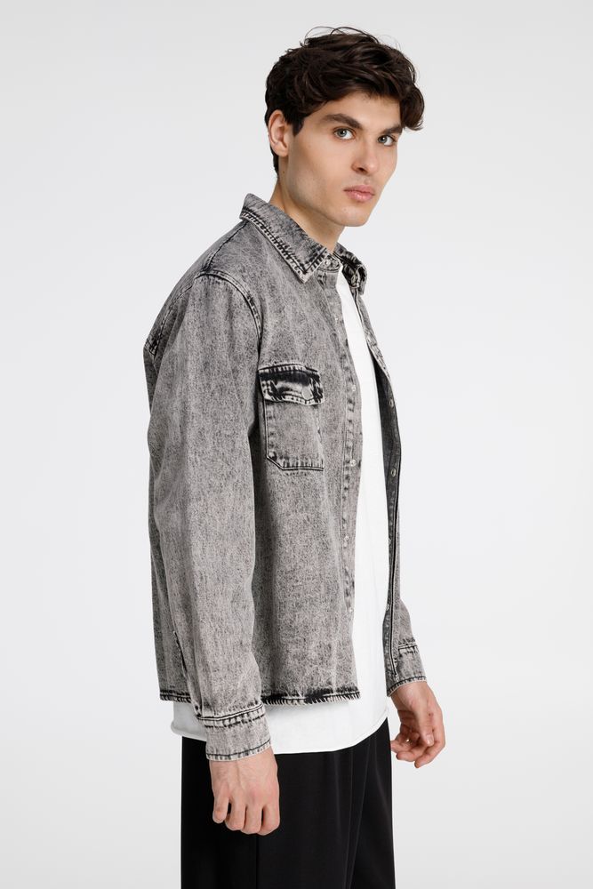 Куртка джинсовая O3, серая / Миниатюра WWW (1000)