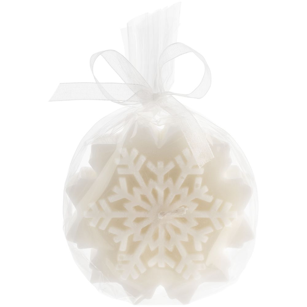 Свеча Snowflame 1, белая / Миниатюра WWW (1000)