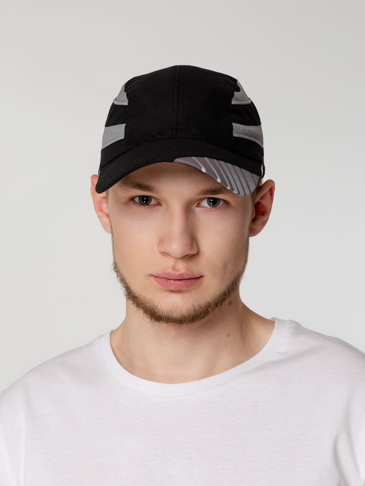 Бейсболка Ben Nevis со светоотражающим элементом, черная / Миниатюра WWW (1000)