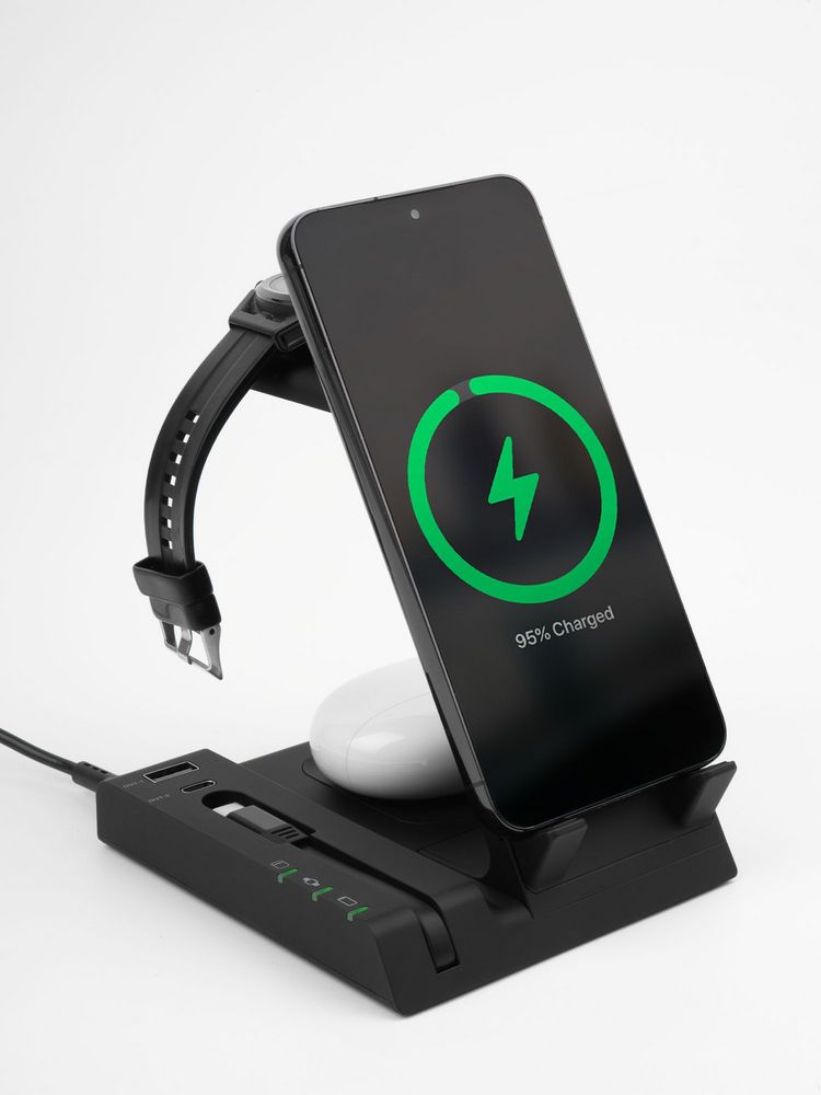 Зарядная станция Tres, черная / Миниатюра WWW (1000)