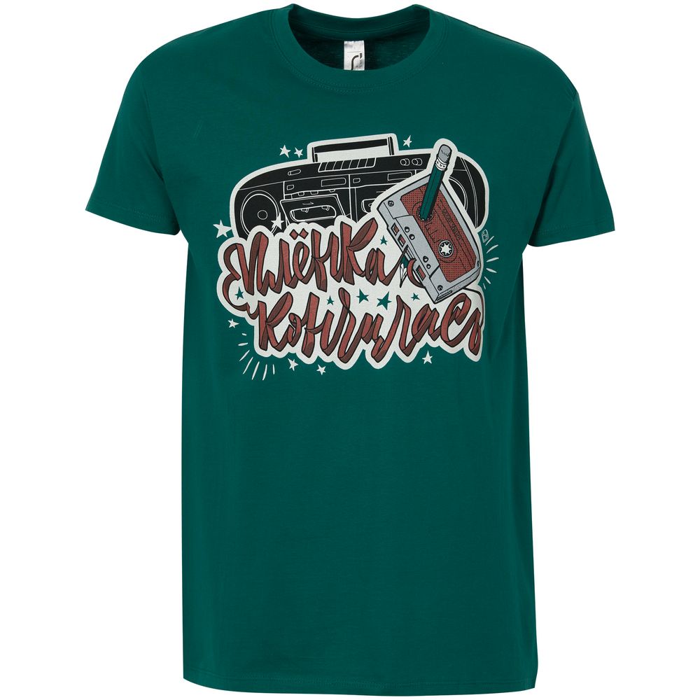 Футболка «Пленка кончилась», изумрудно-зеленая / Миниатюра WWW (1000)