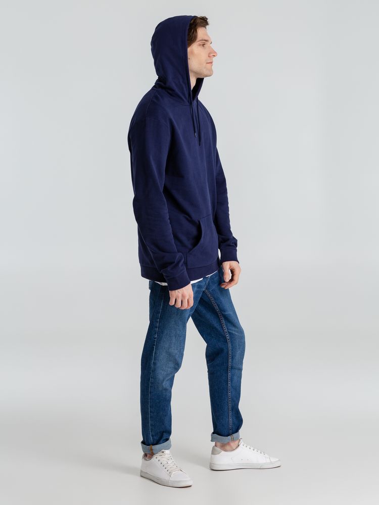 Толстовка с капюшоном унисекс Hoodie, темно-синяя / Миниатюра WWW (1000)