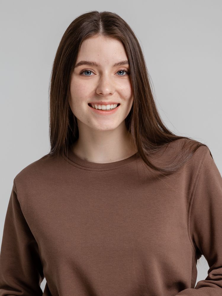 Свитшот унисекс BNC Organic, коричневый (мокко) / Миниатюра WWW (1000)