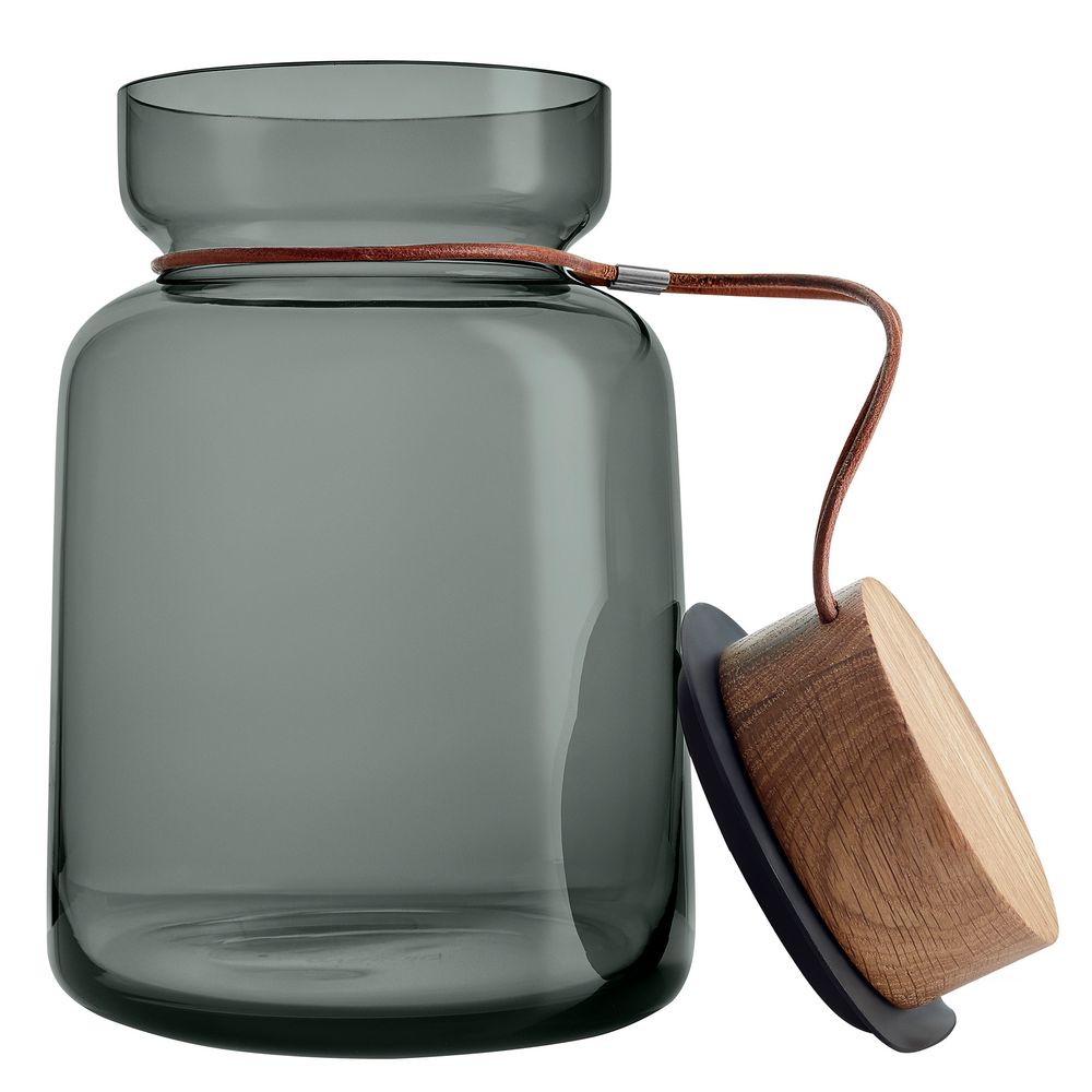 Банка для хранения Silhouette, большая, серая / Миниатюра WWW (1000)