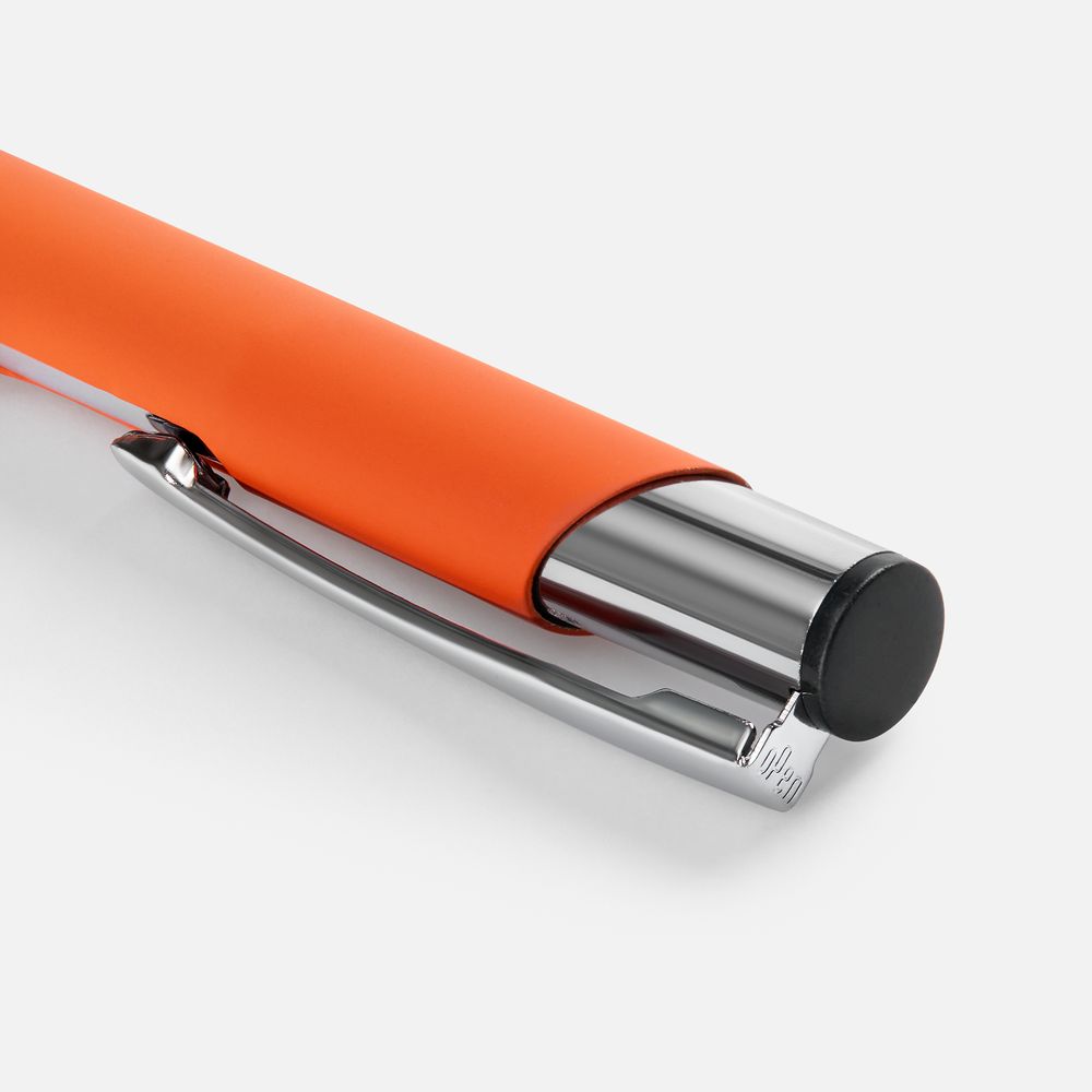 Ручка шариковая Keskus Soft Touch, оранжевая / Миниатюра WWW (1000)