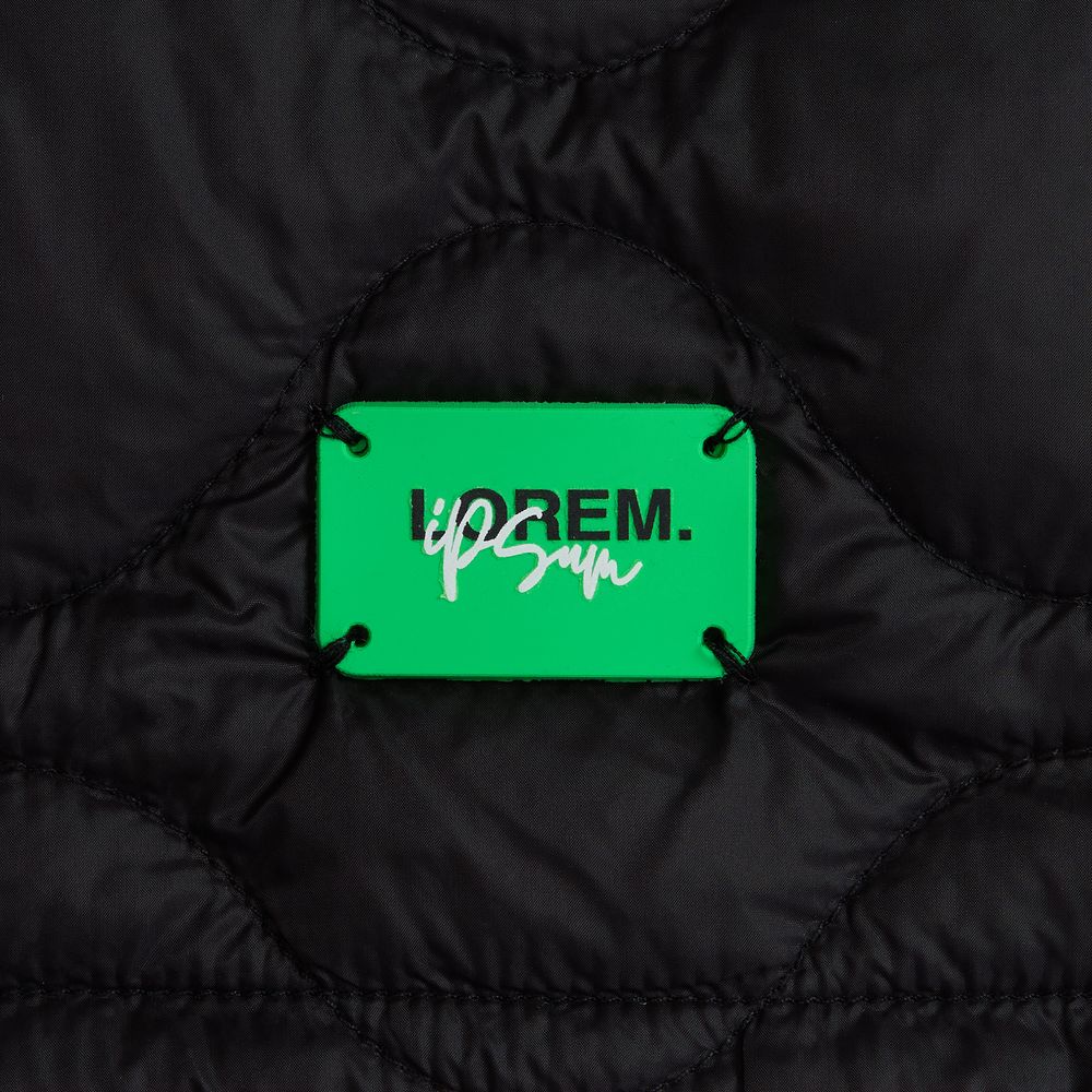 Лейбл из ПВХ Kreta, S, зеленый неон / Миниатюра нанесения (1000)