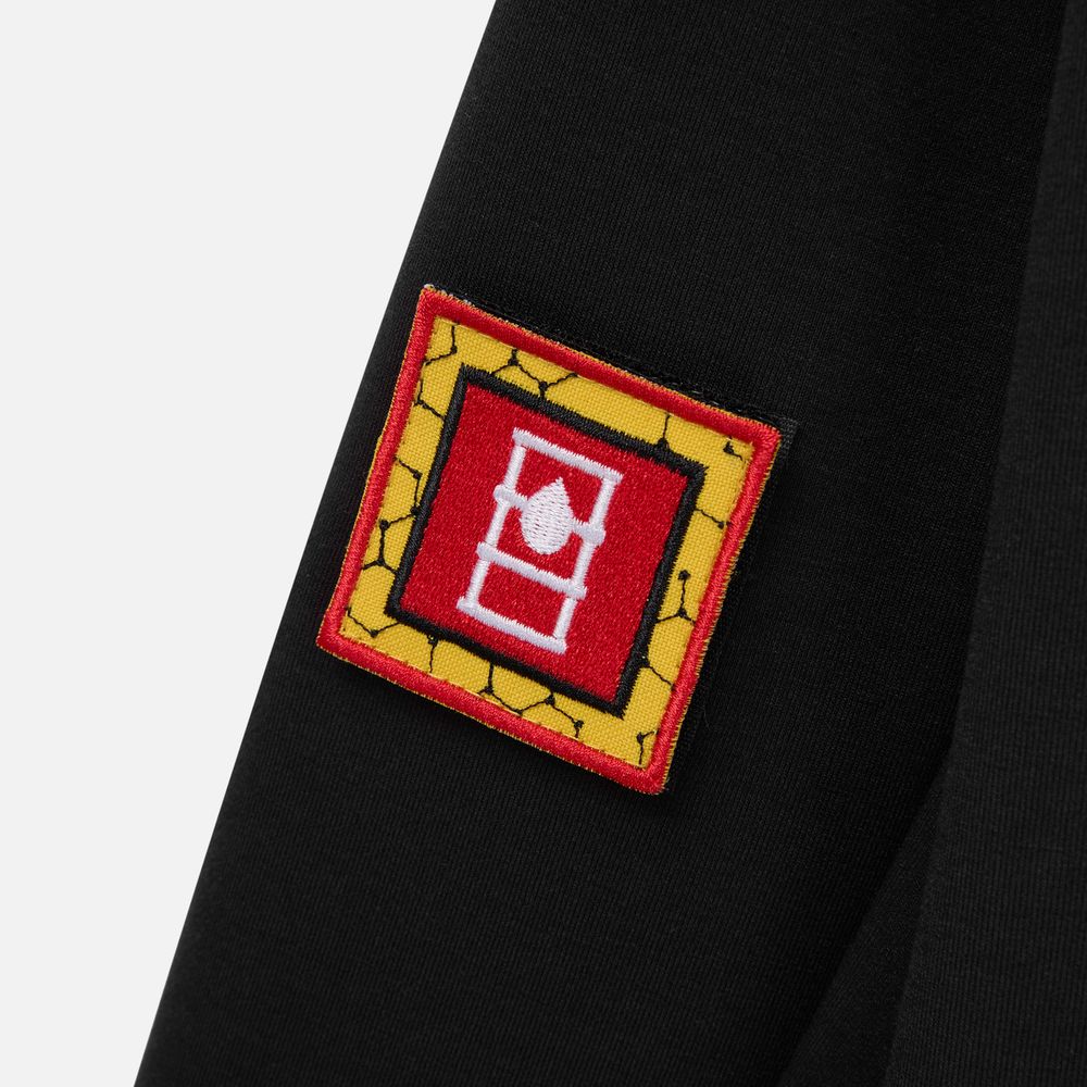 Худи унисекс Begi, черное / Миниатюра нанесения (1000)