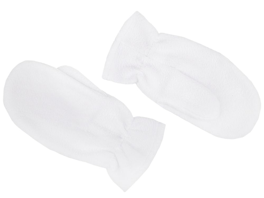 Варежки Fleecy, белые / Миниатюра WWW (1000)