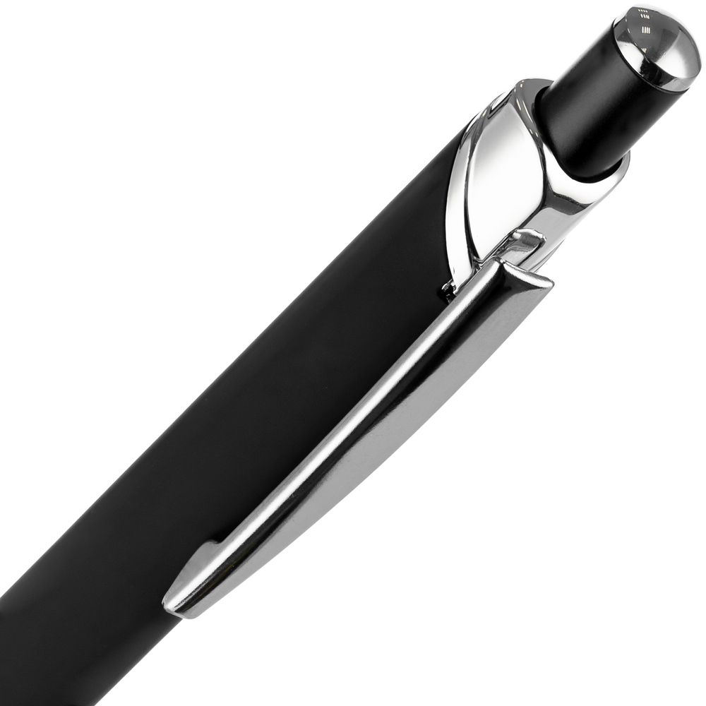 Ручка шариковая Chromos Soft Touch, черная / Миниатюра WWW (1000)