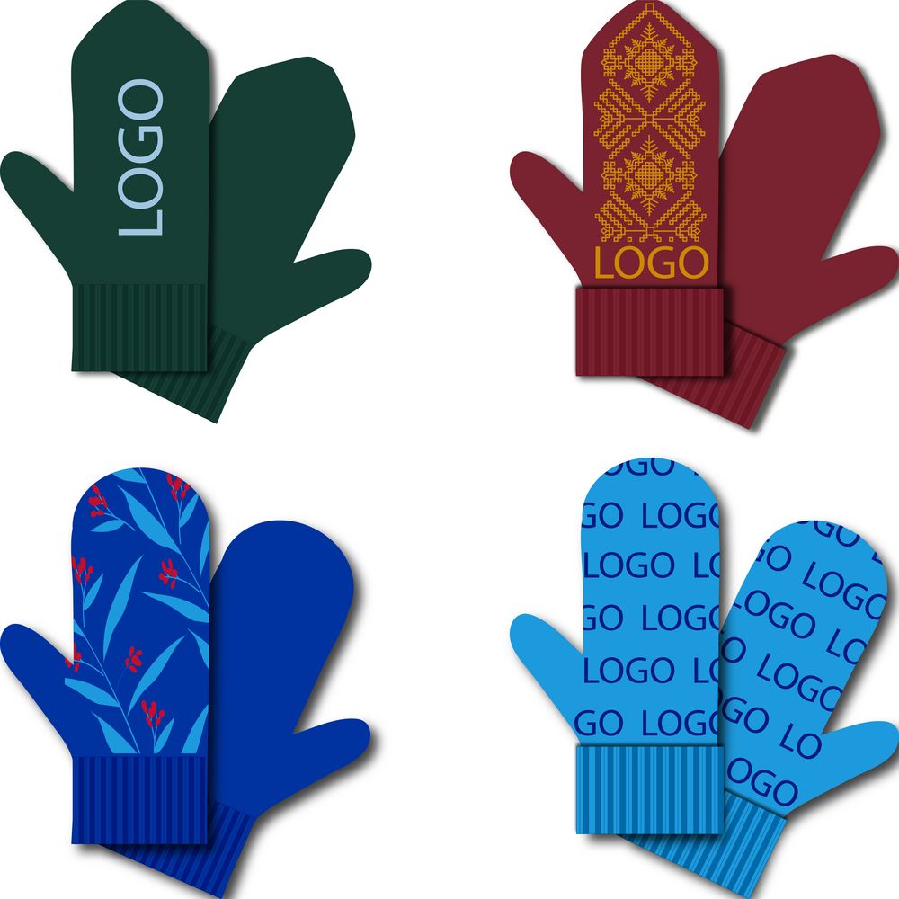 Варежки на заказ Mani, акрил / Миниатюра WWW (1000)