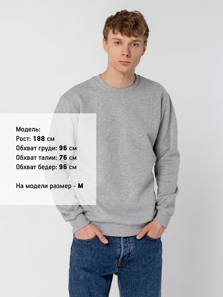 Свитшот Toima 2.0 Heavy, серый меланж / Миниатюра WWW (1000)