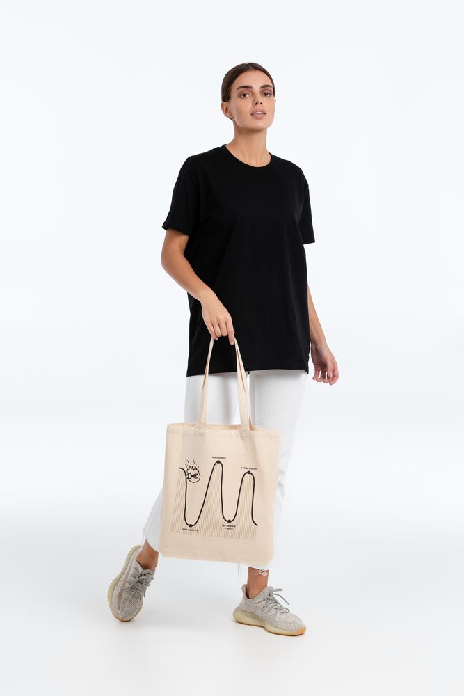 Холщовая сумка «Все плохо», неокрашенная / Миниатюра WWW (1000)