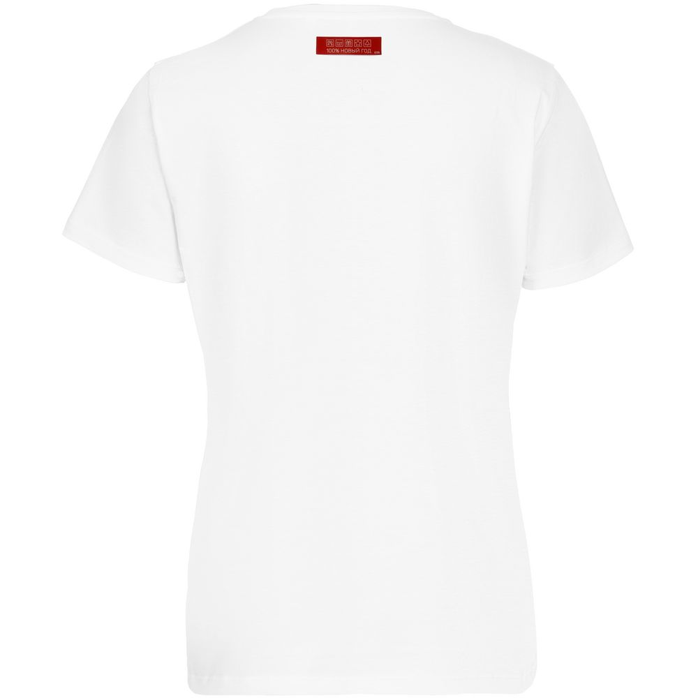 Футболка «100% Новый год», белая / Миниатюра WWW (1000)