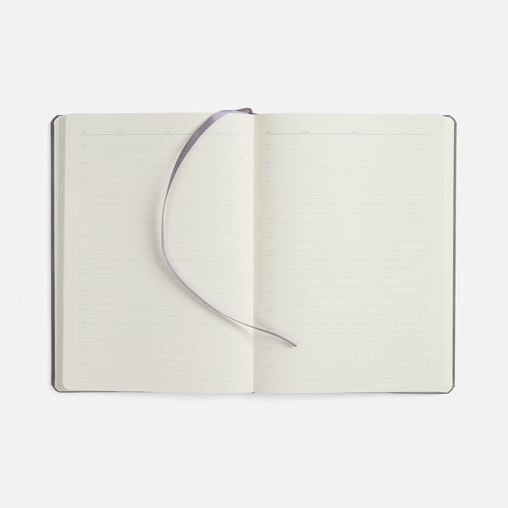 Ежедневник Urban Metal, недатированный, серый / Миниатюра WWW (1000)