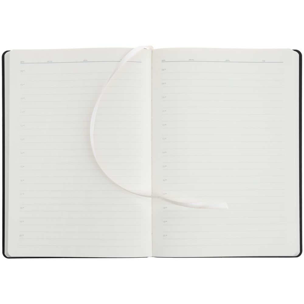 Ежедневник Flex Shall, недатированный, черный / Миниатюра WWW (1000)