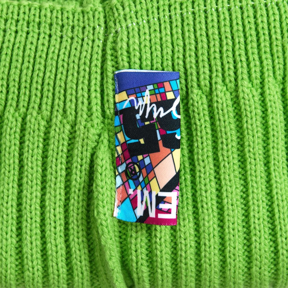 Лейбл тканевый Epsilon, L, белый / Миниатюра нанесения (1000)