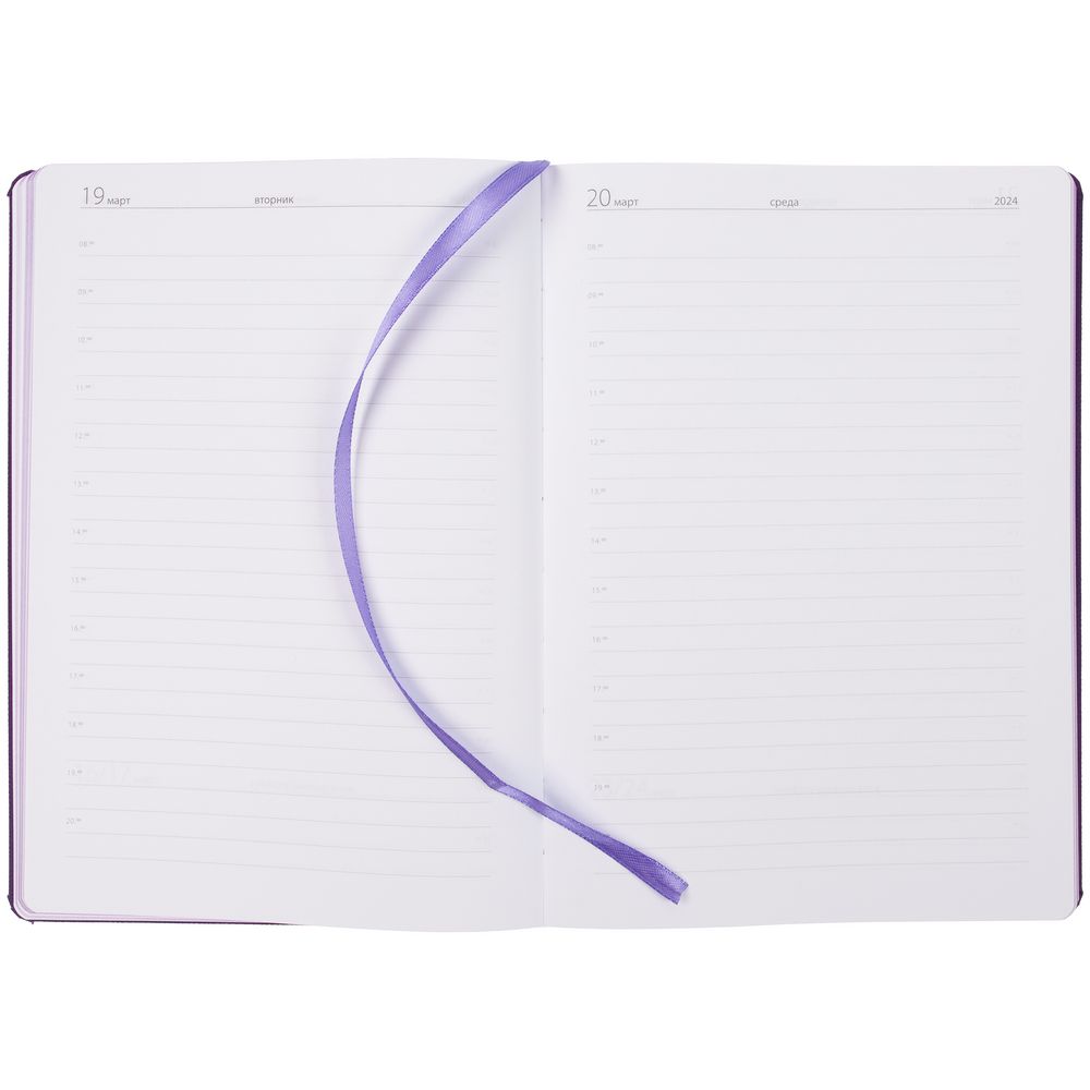 Ежедневник Must, датированный, фиолетовый / Миниатюра WWW (1000)