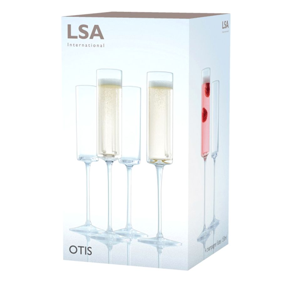 Набор из 4 бокалов для шампанского Otis / Миниатюра WWW (1000)