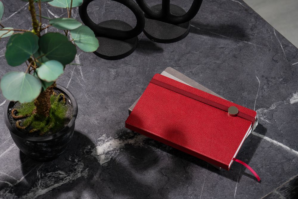 Ежедневник Nova, недатированный, красный / Миниатюра WWW (1000)